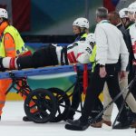 NHL star stretchered off ice, out for Olympics with leg injury