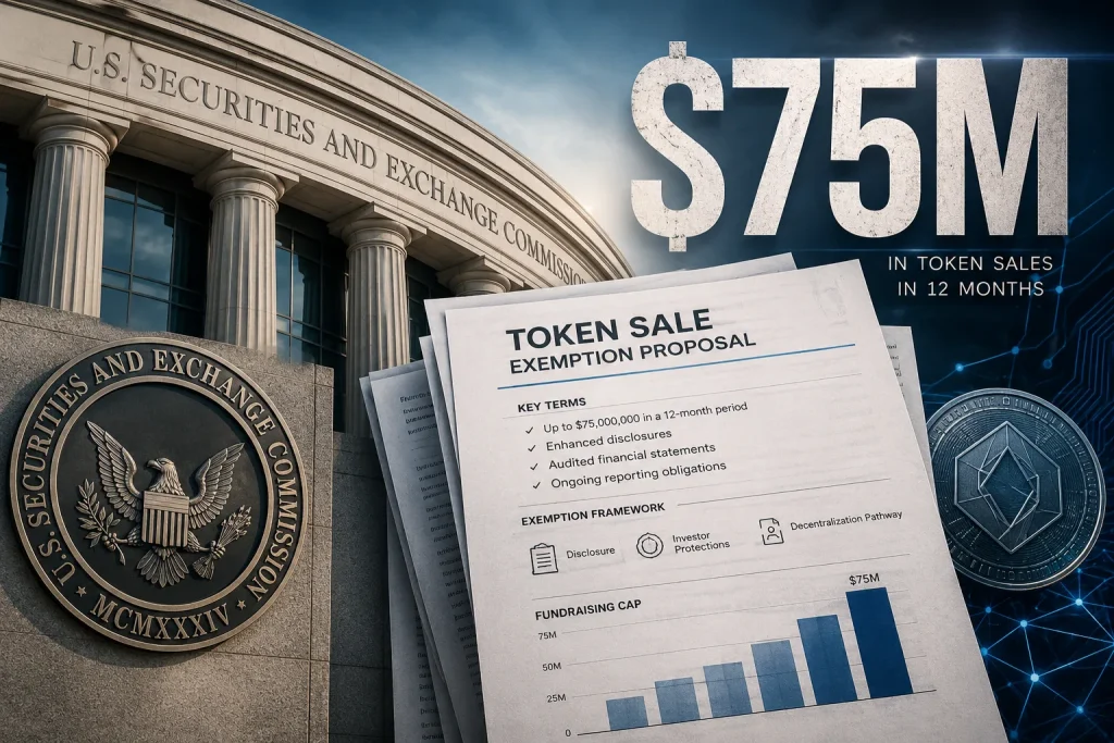 SEC Regulation Crypto: The $75 Million Token Sales Proposal…